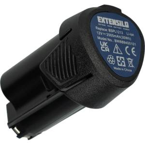 EXTENSILO Батерия за Ryobi BSPL1213, 12 V, 2.5 Ah (888400101)