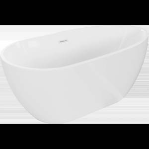 Mexen Eos самостоятелна вана 170 x 75 cm, бяла, бял преливник - 52471707500-20 (52471707500-20)