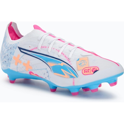 PUMA Футболни обувки PUMA Ultra 5 Match Vol. Up FG/AG puma white/luminous blue