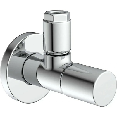 Kirchhoff rohový ventil DEV-1WK s rozetou 21 mm (1/2 AG) x 10 mm chrom