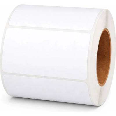 Termo Etiketa 74 mm x 47 mm, Thermo eco, Biela, Dutinka 40 mm, 1000 ks/kotúč, Permanentné lepidlo, Priemer kotúča 104 mm