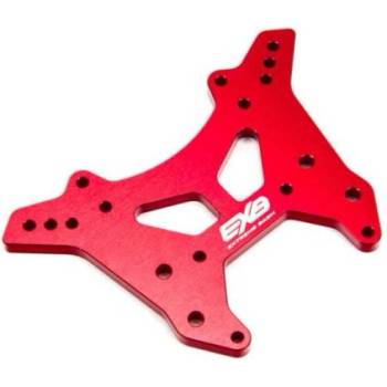 Arrma предна кула за амортисьори L CNC 7075 T6 алуминий, червена