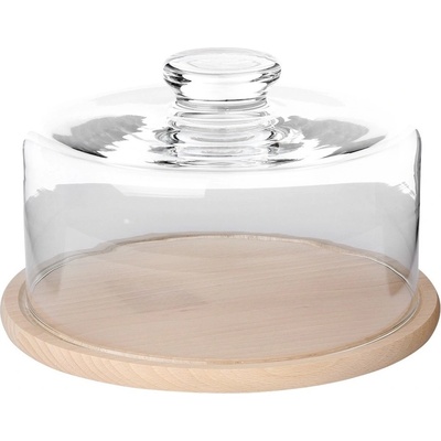 Altom Podnos drevený s poklopom Cheese 28cm