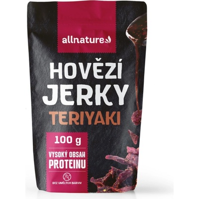 Allnature Beef Teriyaki Jerky sušené hovězí maso 100 g – Sleviste.cz