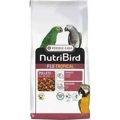 Versele-Laga Versele Laga Nutribird P19 Tropical пълноценна екструдирана храна за големи папагали 10kg