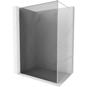 Mexen Kioto-XF душ скрийн Walk-in с рамка 130 x 202 см, графит 10 мм, четкан никел - 800-130-104-97-40-X (800-130-104-97-40-X)