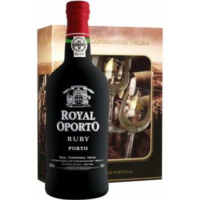 Royal Oporto Ruby 19% 0,75 l (dárkové balení 2 sklenice)