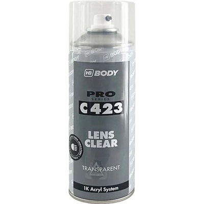 Bezbarvý lak na světlomety BODY C423 LENS CLEAR - 400 ml