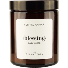 The Olphactory Scented Candle Glass Blessing Dark Amber to 135 g