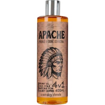 Bohemia Gifts 4v1 Apache sprchový gél šampón pena a mydlo 400 ml