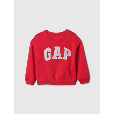 GAP Бебешки суитшърт с големи размери с логото на GAP GAP | Cherven | Момчешки | 68-80