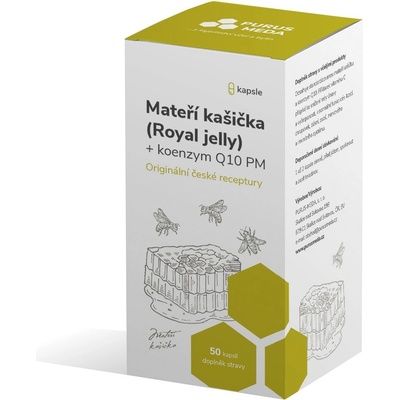 Mateří kašička Royal jelly + koenzym Q10 PM 50 kapslí