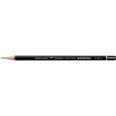 Tombow Молив MONO 100 5H (12) (MONO-100-5H)