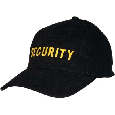 Baseball Cap SECURITY černá