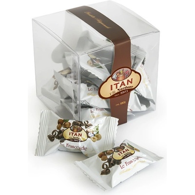 Itan Le Francesche pralinky Gianduia s lieskovými orieškami a rumom poliate tmavou čokoládou 150 g