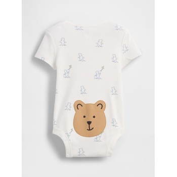 GAP Бебешко боди Brannan bear GAP GAP | Byal | Момчешки | 0-3 месеца