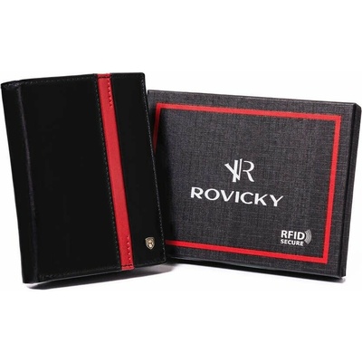 Rovicky Pánská N62-RVTP RFID černá + červená