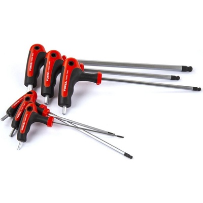 FORCE Комплект г-образни шестограми с дръжка force 50637, jn66140 - 6 броя (jn66140)