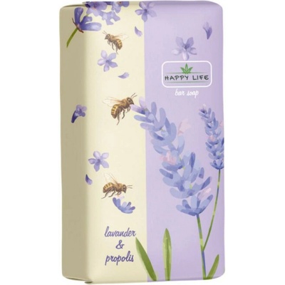 Happy Life tuhé mydlo s levanduľou a propolisom 180 g