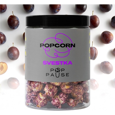 Pop Pause Popcorn Švestka 1000 ml 100 g