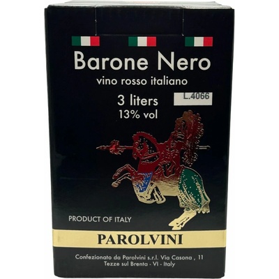 Barone nero červené suché červené 13 % 3 l (holá lahev)