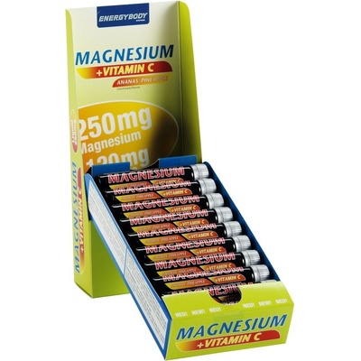 EnergyBody Magnesium Liquid + Vitamín C ananas 20 x 25 ml