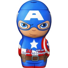 EP LINE Captain America 2D sprchový gél a šampón 400 ml