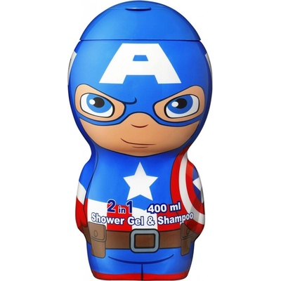 EP LINE Captain America 2D sprchový gél a šampón 400 ml
