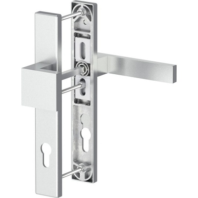 Medos Dublin Koule/klika hranatá PZ 92 mm stříbrná kartáčovaná