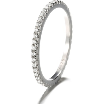 DELIS Пръстен от сребро 925, jw1351, модел сватбен пръстен, с родиево покритие (jw1351)