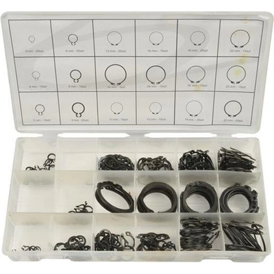 Súprava poistných krúžkov GEKO G02802 300ks