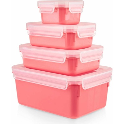 Tefal Master Nádoba Seal růžová 0,2 l 0,55 l 0,8 l 2,2 l 4 ks
