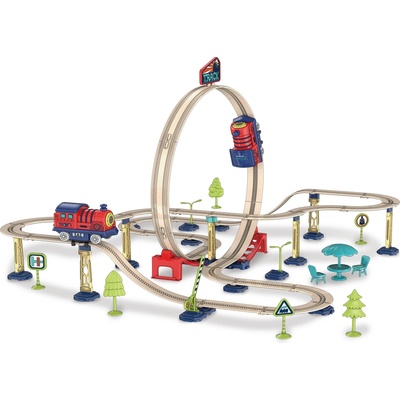 Wiky Vehicles Dráha vlaková se smyčkou 55x52x36,5 cm