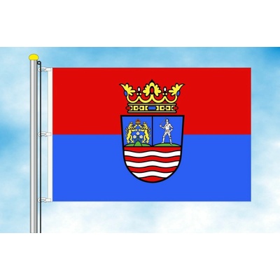 LIBEA, s.r.o. Győr-Moson-Sopron vlajka Rozměr: 30×45 cm, Uchycení: Karabiny na stožár