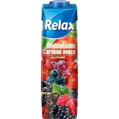 Relax džus select multivitamin červené ovoce 1 l