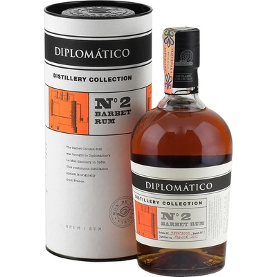Diplomático Distillery Collection No. 2 Barbet Column 47% 0,7 l (tuba)