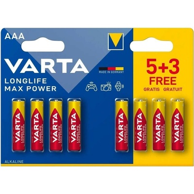 Varta Longlife Max Power 8 ks 4008496744183