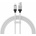 Baseus Кабел Baseus CoolPlay, от USB A(м) към Lightning(м), 1m, бял (CAKW000402)