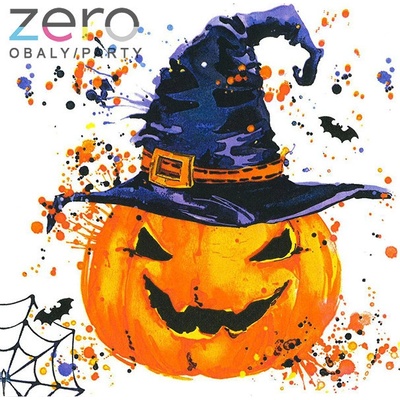 Daisy Ubrousky 3N 20ks Halloween dýně 33x33cm