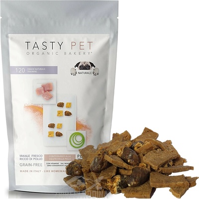 TASTY PET adult puppy Monoproteinové vepřové dentální TYČKY s mořskou řasou 80 g