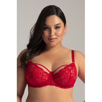 Ava Полуподплатен сутиен в червено av 2157eh-79290-barbados - Червен, размер 70h
