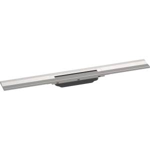 Hansgrohe RainDrain Flex - Линеен душ канал с решетка от неръждаема стомана 700, към стената, скъсяем, матиран неръждаем стомана 56050800 (56050800)
