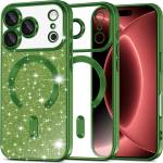 Techsuit Калъф Techsuit Luxury Glitter MagSafe - iPhone 18 Pro Max / iPhone 17 Pro Max - Зелен (KF2366186)
