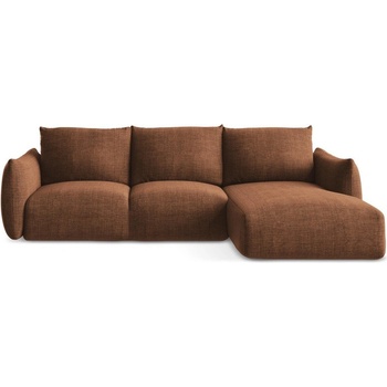 makamii Теракотен сгъваем ъглов диван (десен ъгъл) Leila - Makamii (LEILA_RCF_43_P1_C2)