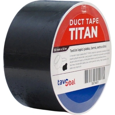 Tavobal Titan Lepící páska 50 mm x 10 m černá