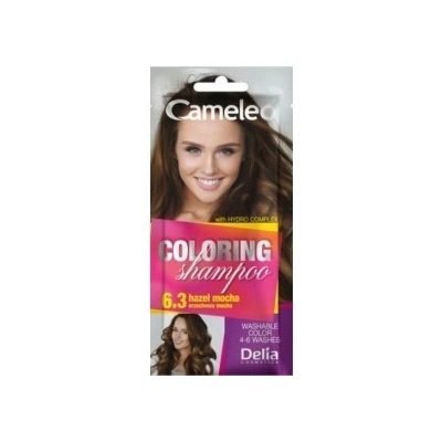 Delia Cosmetics Cameleo barvící šampon na vlasy 6.3 hazel mocha 40 ml
