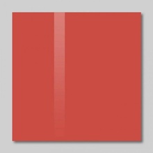 SOLLAU Sklenená magnetická tabuľa červená koralová 40 x 60 cm