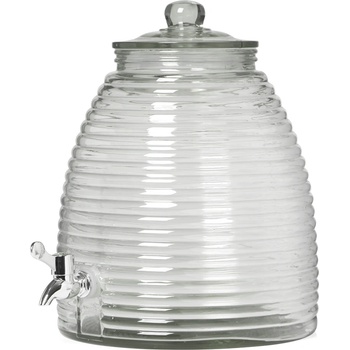 Horecano Стъклен диспенсър 9lt. със стъклена капачка 25.5xH31.5cm (K9125-9) (0120133)