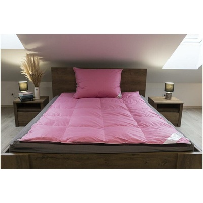 Termop přikrývka Premium peřová Rúžová letní 140x200