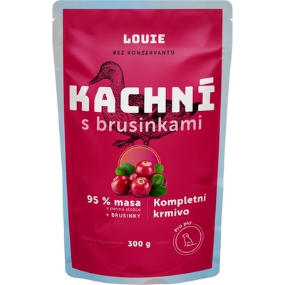 Louie Adult Kachní s brusinkami 300 g – Zbozi.Blesk.cz